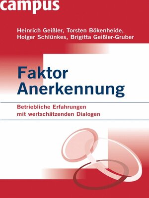 cover image of Faktor Anerkennung